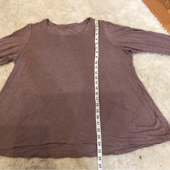 Logo by Lori Goldstein 3/4 length cozy top size 1X - Picture 3 of 6